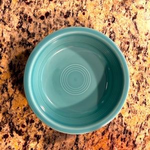 Medium size 19oz Fiestaware bowl Turquoise